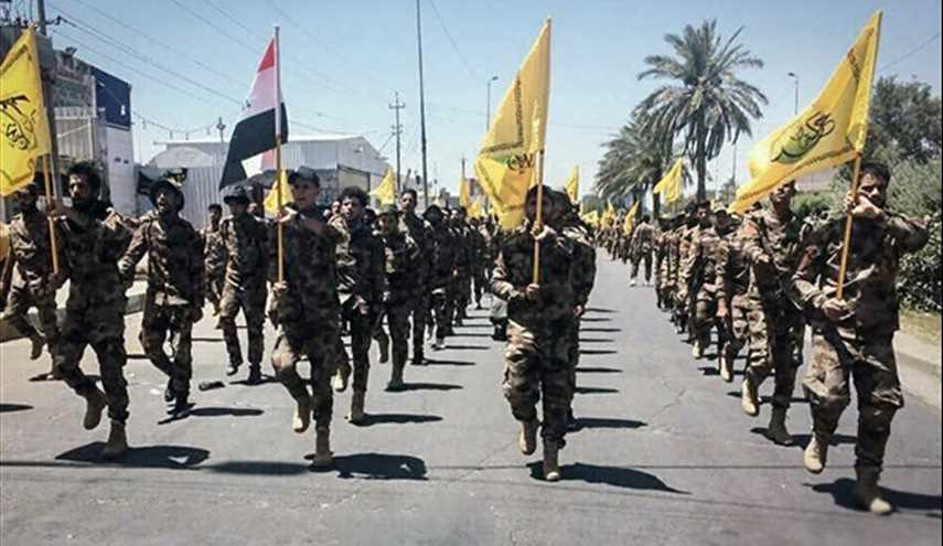 بالصور.. عرض عسكري لحركة النُجَباء في يوم القدس العالمي في بغداد