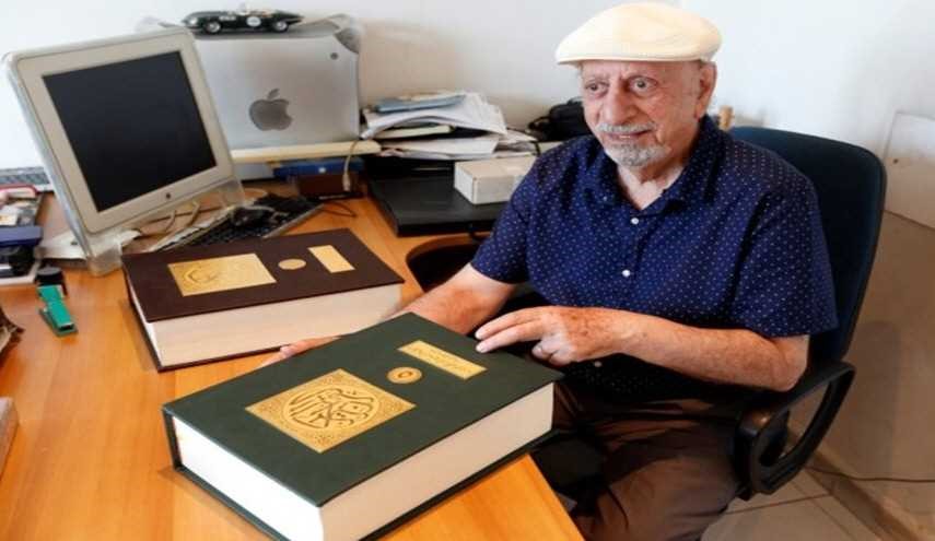 لأول مرة... شاهد لبناني يكتب القرآن بالخط الديواني