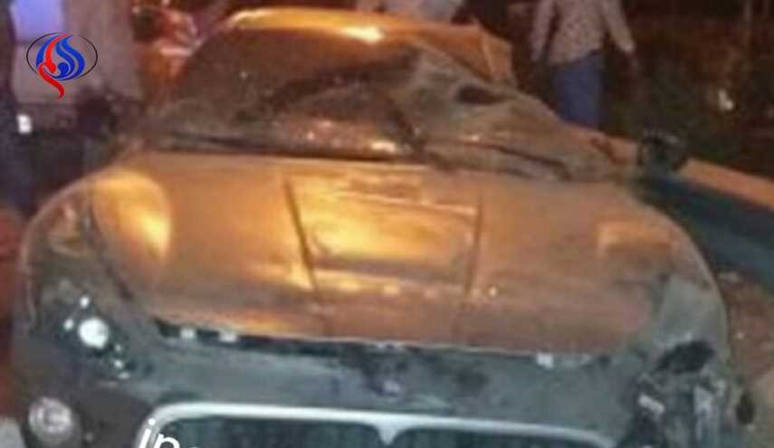 تصادف وحشتناک مازراتی در تهران (عكس)