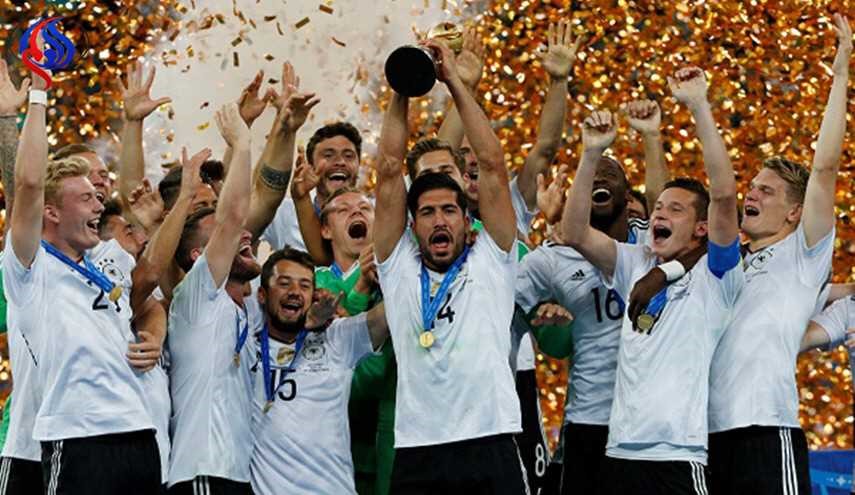 شاهد بالصور.. احتفال المنتخب الالماني بفوزه ببطولة كاس القارات