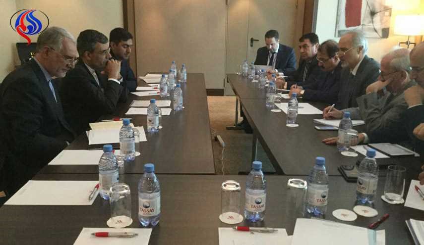 دیدار جابری انصاری با نمایندگان ترکیه،سوریه و روسیه در آستانه