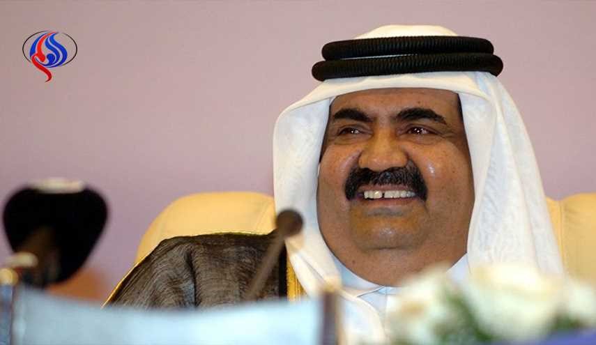 أصيب في ساقه.. أول صورة لحمد بن خليفة منذ بداية الأزمة الخليجية