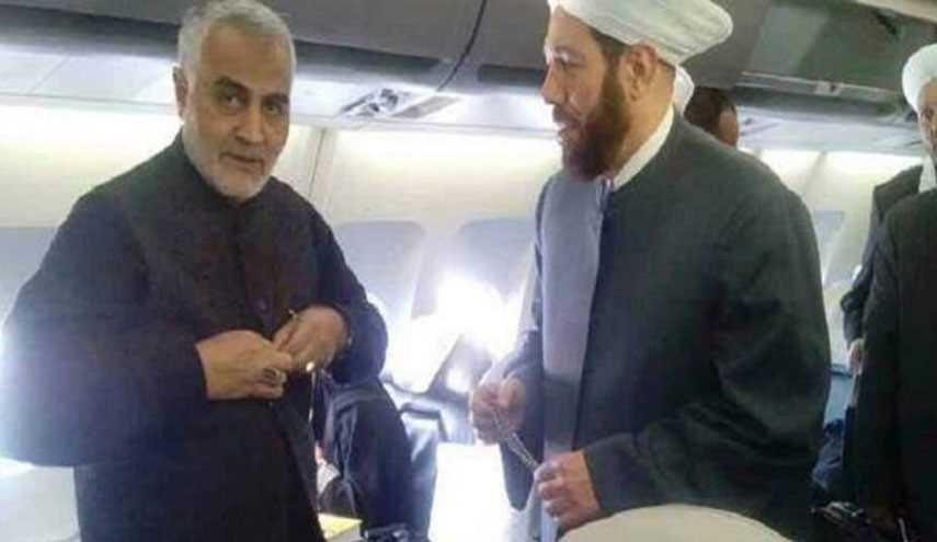 اللواء سليماني : العالم بات مدركاً أنه ” لا يمكن هزيمة النظام السوري
