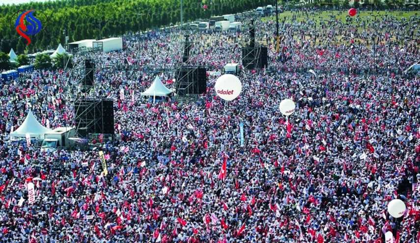 مسيرة المُعارضة المليونية في إسطنبول جرس إنذار لأردوغان وحزبه