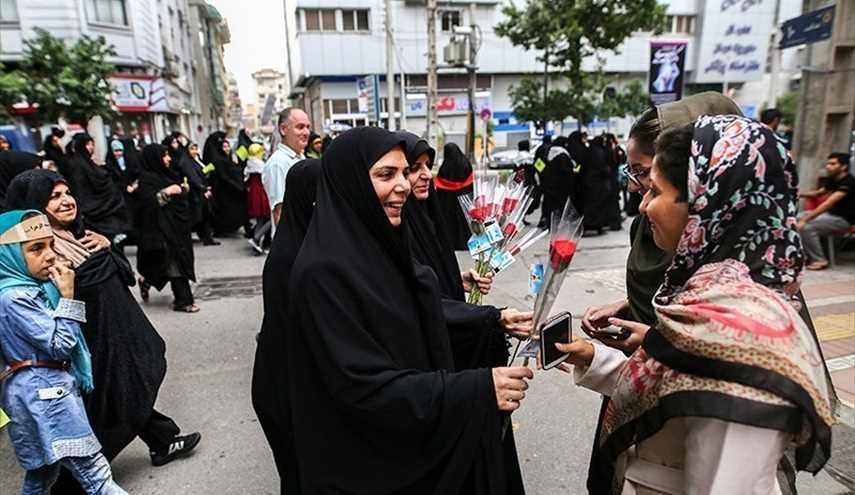 يوم الحجاب في ايران ..