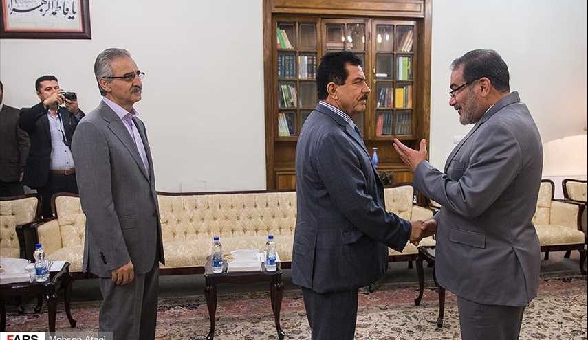 بالصور.. شمخاني يستقبل وفدا من كردستان العراق