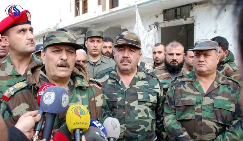 وزير الدفاع السوري يتفقد مواقع الجيش في ريف دمشق الغربي