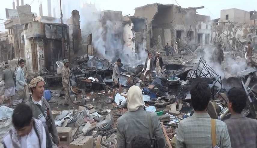 طيران العدوان يستهدف عدة مناطق في تعز وصعدة بست غارات