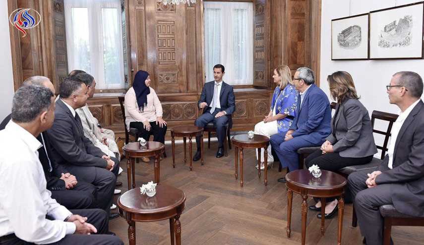 ماذا قال الرئيس السوري لوفد تونسي حول الاستهداف الخارجي للدول العربية؟