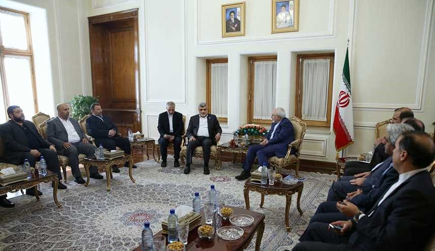 ظريف يؤكد موقف ايران المبدئي والثابت من القضية الفلسطينية