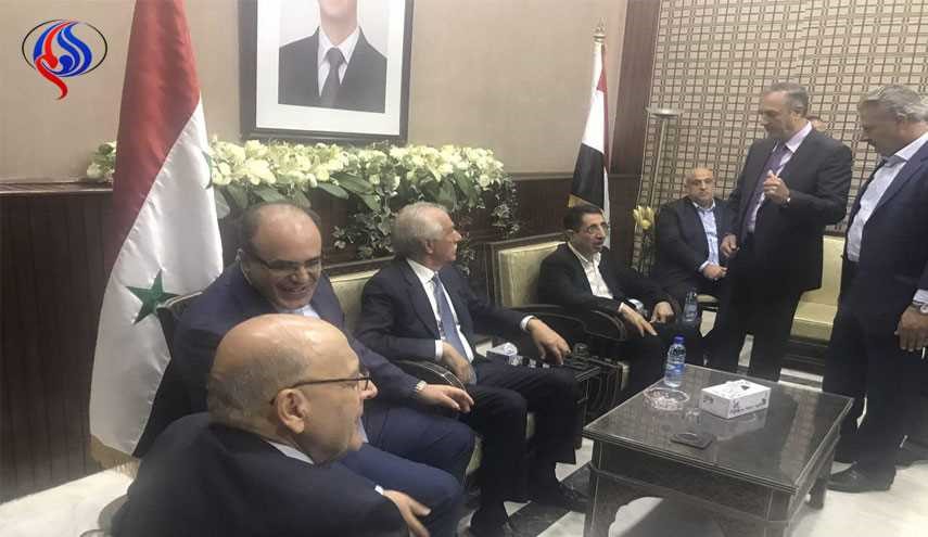وزير الصناعة اللبناني في دمشق: اقتصاد لبنان وسورية مترابطين جغرافيا+صور