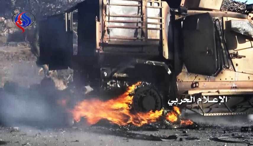 تدمير آليتين لمرتزقة العدوان السعودي بمديرية موزع