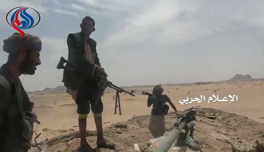 إغتنام أسلحة خلال عملية للجيش واللجان فی الیمن