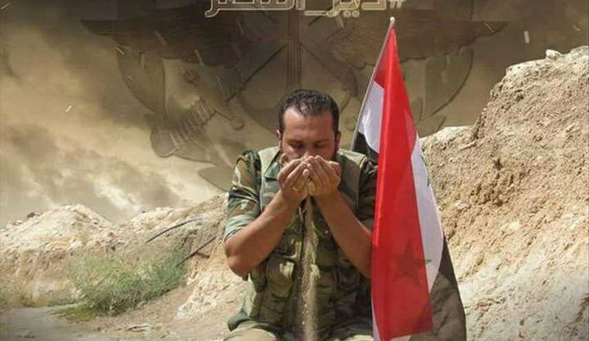 صور من عمليات الجيش السوري اثناء دخولهم دير الزور