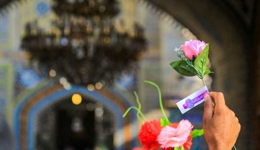 الاجواء في العتبة العلوية المقدسة في عيد الغدير