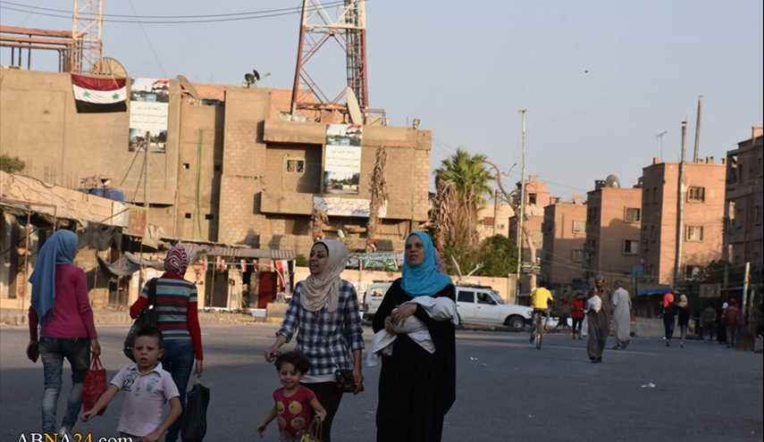 عودة الحياة الطبيعية الى دير الزور بعد فك الحصار