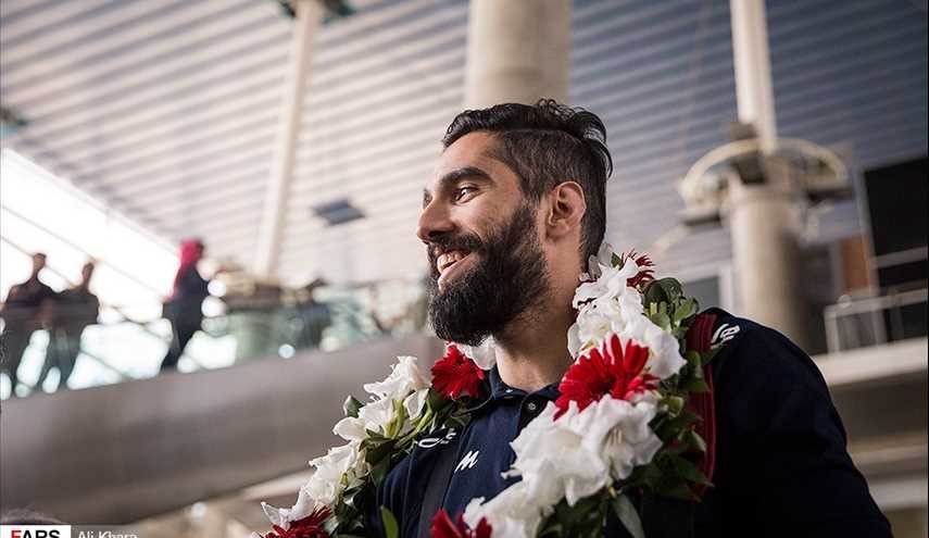 بالصور.. عودة منتخب ايران للكرة الطائرة ببرونزية كأس الابطال 2017