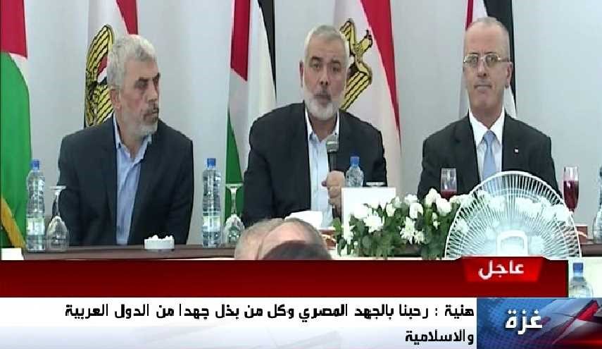 هنية والحمد الله: ترحيب بالمصالحة وتوحيد للفلسطينيين وكسر الحصار