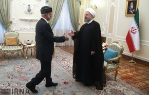 دیدار وزیرخارجه عمان با رئیس جمهوری