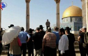 حمله صهیونیست های شهرک نشین به مسجد الاقصی