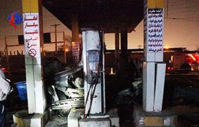 انفجار دو خودرو در جایگاه سی‌ ان‌ جی اهواز+تصاویر