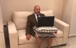 ویدیو.. پوشش عجیب تحلیلگر اردنی روی آنتن الجزیره