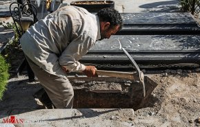 خانه ابدی بنیتا / حضور هنرمندان در مراسم خاکسپاری کودک 8 ماهه + تصاویر