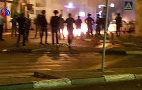 درگیری شدید جوانان فلسطینی و نظامیان اشغالگر