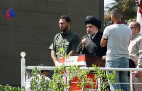 هیأتی از دفتر مقتدا صدر به تظاهر کنندگان بغداد پیوست