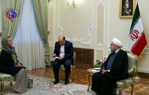 موگرینی با روحانی دیدار و گفت‌وگو کرد