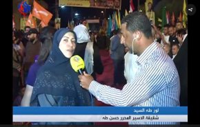 برادر مجری شبکه العالم، در میان اسرای آزاد شده مقاومت +ویدیو