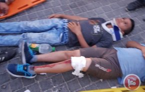 شهرک‌نشین صهیونیست ۴ کودک فلسطینی را زیر گرفت+تصاویر
