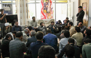 روضه‌خوانی سیدرضا نریمانی در منزل شهید 
