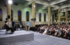 دیدار جمعی از طلاب حوزه علمیه تهران با رهبر معظم انقلاب