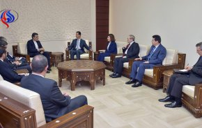 جابری انصاری با بشار اسد دیدار کرد