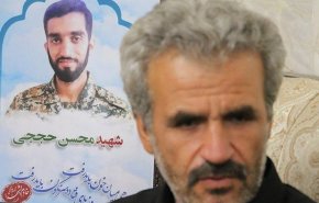 واکنش پدر شهید حججی به بازگشت پیکر فرزند شهیدش