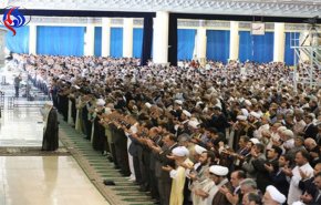 نمازعید سعید قربان به امامت آیت الله امامی کاشانی اقامه شد
