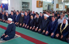 پیام حضور «بشار اسد» در نماز عید قربان نزدیک مرز لبنان چه بود؟
