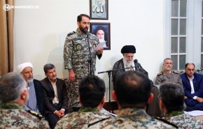 دیدار فرماندهان قرارگاه پدافند هوایی خاتم‌الانبیاء ص با رهبر انقلاب