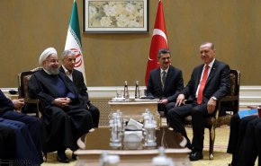 تصاویر دیدار رئیسان جمهوری ایران و ترکیه در آستانه