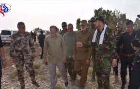 بازدید ابومهدی المهندس از محل شهادت نخستین قهرمانان الحشد الشعبی