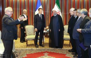 دیدار روسای جمهوری فرانسه و اتریش و نخست وزیر سوئد با روحانی در نیویورک