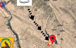 حمله نیروهای الحشد الشعبی به پایگاههای داعش