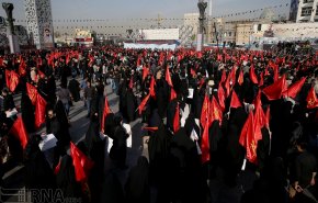 نوحه خوانی آهنگران در تشییع شهید حججی + فیلم