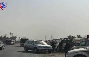 معترضان به همه پرسی کردستان جاده کرکوک ـ بغداد را بستند + عکس