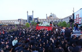 وداع با پیکر شهید محسن حججی در اصفهان + تصاویر
