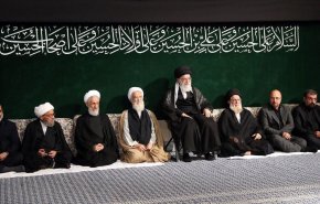 گریه بی وقفه رهبر انقلاب هنگام ذکر شهادت محسن حججی توسط حاج منصور ارضی + فیلم