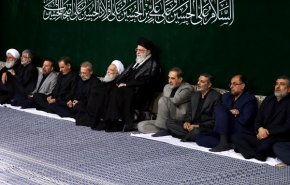 مراسم عزاداری شب تاسوعای حسینی با حضور رهبر معظم انقلاب برگزار شد + تصاویر