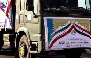ورود کاروان کمک های بشردوستانه ایران به حلب+ فیلم و تصاویر