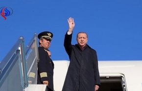 اردوغان وارد تهران شد 